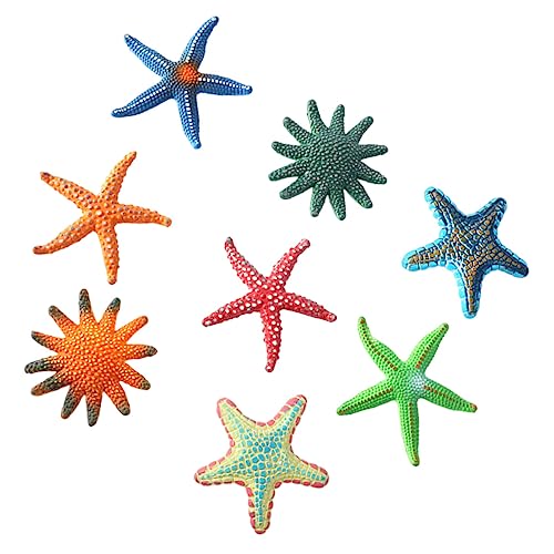FUNNETOYU 8 Stück Strandspielzeug Mini-meeresbewohner Ozeantier Figur Mini-seestern Meeresleben Seesternfigur Tauchender Seestern Tauch-Requisiten Tauchseestern Meeresspielzeug Plastik von FUNNETOYU