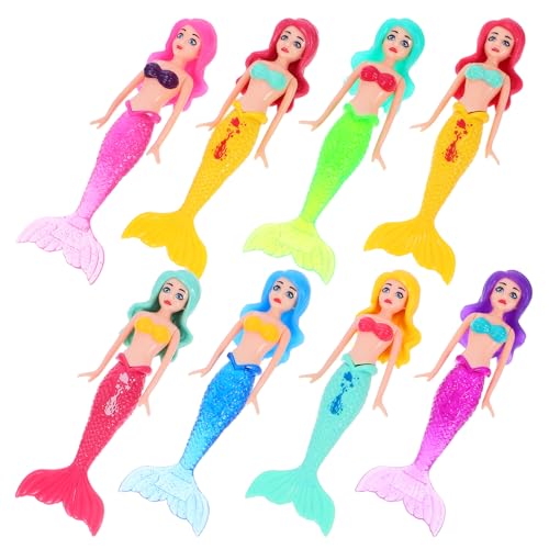 FUNNETOYU 8 Stück Tauchspielzeug Schwimmbad Badespielzeug Für Kleine Meerjungfrauen Meerjungfrauenpuppen Für Wasser Badespielzeug Meerjungfrau Meerjungfrau Puppe Tauchspielzeug Abs FUNNETOYU 8 Stück Tauchspielzeug Schwimmbad Badespielzeug Für Kleine Meerjungfrauen Meerjungfrauenpuppen Für Wasser Badespielzeug Meerjungfrau Meerjungfrau Puppe Tauchspielzeug Abs von FUNNETOYU