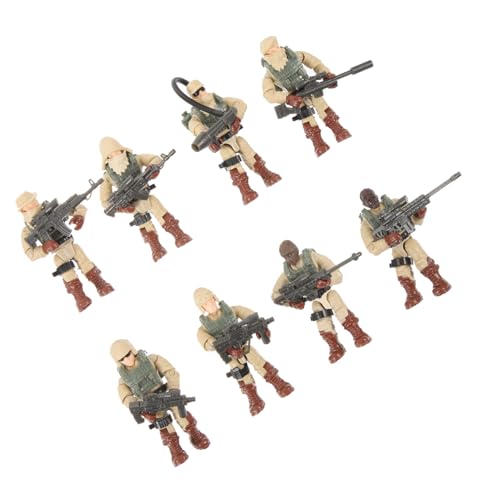 FUNNETOYU 8 Stück Teiliges Mini Soldaten Modell Bewegliche Figuren für Rollenspiele und Dekoration Wetterfest für Garten Büro und Kinderzimmer Langlebig aus Gefertigt FUNNETOYU 8 Stück Teiliges Mini Soldaten Modell Bewegliche Figuren für Rollenspiele und Dekoration Wetterfest für Garten Büro und Kinderzimmer Langlebig aus Gefertigt von FUNNETOYU