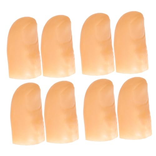 FUNNETOYU 8 Stück Teiliges Set Blinkende Daumenlampen Leuchtende Fingerlichter für Zaubertricks und Partys Einfach zu Bedienen für Freunde von FUNNETOYU