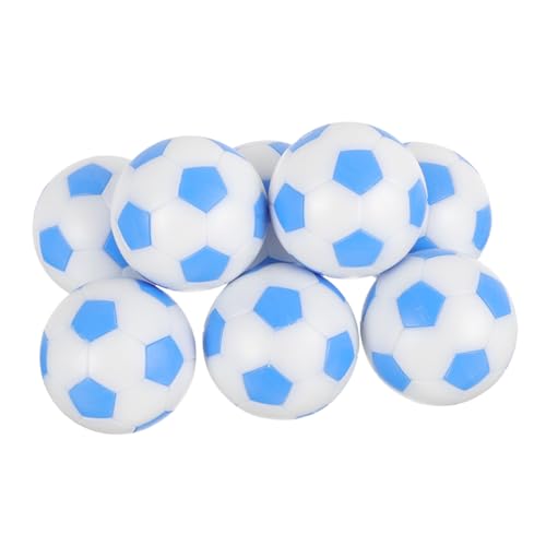 FUNNETOYU 8 Stück Teiliges Tischkicker Ersatzbälle Mini Fußball für Tischfußballspiele Kompatibel mit Standard Tischfußballtischen Langlebig Realistische Optik für Spiel und Ersatz von FUNNETOYU