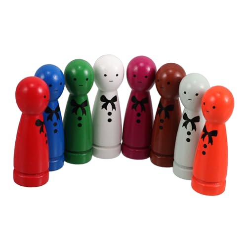 FUNNETOYU 8-teiliges Kleines Holzpuppen-lernspielzeugset Für Kinder. Fördert Die Kreativität Und Ästhetische Empfinden. Sichere Holzstiftpuppen Für Puppenhaus. FUNNETOYU 8-teiliges Kleines Holzpuppen-lernspielzeugset Für Kinder. Fördert Die Kreativität Und Ästhetische Empfinden. Sichere Holzstiftpuppen Für Puppenhaus. von FUNNETOYU