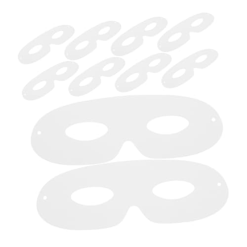 FUNNETOYU 80 Stück Handgemalte Papiermasken Teiliges DIY Faschingsmasken zum Bemalen Karneval Halloween Party für Jungen Mädchen Familienaktivität von FUNNETOYU