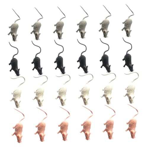 FUNNETOYU 80 Stück Simulierte Mausdekoration Spooky -Terrassendekorationen gefälschte Tierspielzeuge Halloween-Streichspielzeug Spooky Streichprops -Figur -Streich -Props PVC FUNNETOYU 80 Stück Simulierte Mausdekoration Spooky -Terrassendekorationen gefälschte Tierspielzeuge Halloween-Streichspielzeug Spooky Streichprops -Figur -Streich -Props PVC von FUNNETOYU