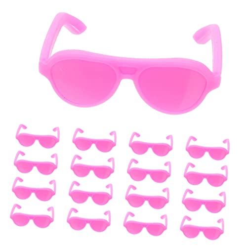 FUNNETOYU 80 Stück Teiliges Mini Puppen Sonnenbrillen Langlebiges Kunststoffmaterial Modisches Puppenaccessoire für Kindergeburtstag Mini Doll Outfits von FUNNETOYU