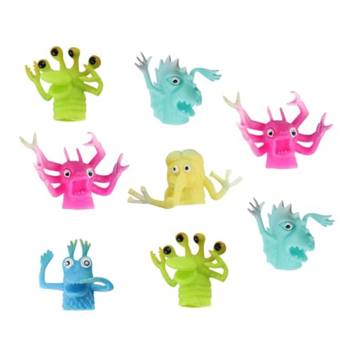 FUNNETOYU 8Stücke Fingerpuppen Lustige Kobold Fingerpuppen für Kreatives und Interaktion Fördert Fantasie und Eltern Beziehungen Fingerspielzeug FUNNETOYU 8Stücke Fingerpuppen Lustige Kobold Fingerpuppen für Kreatives und Interaktion Fördert Fantasie und Eltern Beziehungen Fingerspielzeug von FUNNETOYU