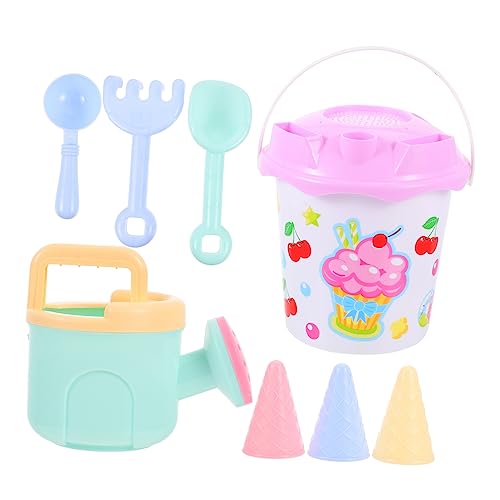FUNNETOYU 8stücke Mini Eimer Spielzeug Set Für Junge Mädchen Teiliges Set Bunten Farben Für Strand Und Sandkasten Langlebig Und Leicht Fördert Kreatives Spielvergnügen von FUNNETOYU