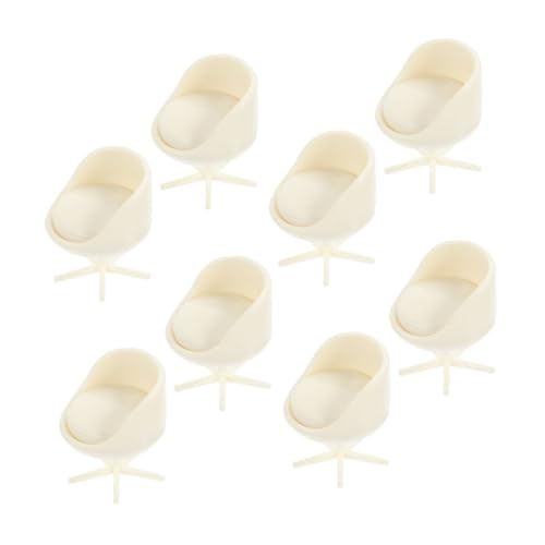FUNNETOYU 8pcs 1:25 Schuppenhaus Miniatur -plastikstuhl DIY Mini Rückenlehne Sessel Büro Schwenkstühle Modell Miniaturmöbel Für Dollhouse Wohnzimmer FUNNETOYU 8pcs 1:25 Schuppenhaus Miniatur -plastikstuhl DIY Mini Rückenlehne Sessel Büro Schwenkstühle Modell Miniaturmöbel Für Dollhouse Wohnzimmer von FUNNETOYU