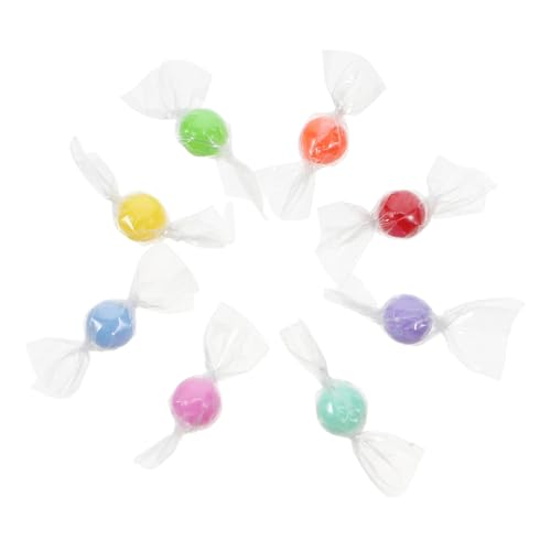 FUNNETOYU 8pcs Miniaturen Süßigkeiten Zuckerspielzeug Puppenhaus -mini -Requisiten Und DIY -haarclip -handwerksbedarf von FUNNETOYU