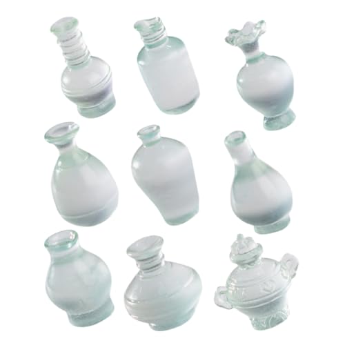FUNNETOYU 9 Stück Mikrolandschaftsflasche Lustige Spielsachen Puppenhausverzierung Mikro-landschaftsvase Stellen Sie Sich Vor, Sie Modelle Miniaturmodell Mini-Sachen Transparent Harz FUNNETOYU 9 Stück Mikrolandschaftsflasche Lustige Spielsachen Puppenhausverzierung Mikro-landschaftsvase Stellen Sie Sich Vor, Sie Modelle Miniaturmodell Mini-Sachen Transparent Harz von FUNNETOYU