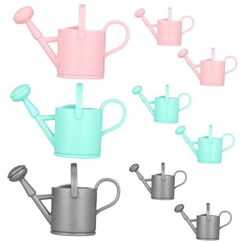 FUNNETOYU 9 Stück Teiliges Mini Gießkanne für Puppenhaus Bunte Gartengeräte für Rollenspiele und Deko im Miniaturgarten Rosa Grün und Silberfarbenen Varianten FUNNETOYU 9 Stück Teiliges Mini Gießkanne für Puppenhaus Bunte Gartengeräte für Rollenspiele und Deko im Miniaturgarten Rosa Grün und Silberfarbenen Varianten von FUNNETOYU