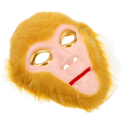 FUNNETOYU Affenkönig Maske Wukong Tiermaske für Erwachsene aus Hautfreundlichem Material Realistische Monkey Heads Mask für Halloween Cosplay Karneval und Theater Robust und Sicher FUNNETOYU Affenkönig Maske Wukong Tiermaske für Erwachsene aus Hautfreundlichem Material Realistische Monkey Heads Mask für Halloween Cosplay Karneval und Theater Robust und Sicher von FUNNETOYU