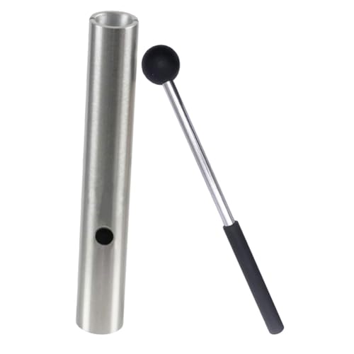 FUNNETOYU Alloy Percussion Instrument Set mit Langlebigem Wiederverwendbar mit Klangloch für Langen Ergonomisch für Rhythmusübungen und Musikalische Anfänger von FUNNETOYU