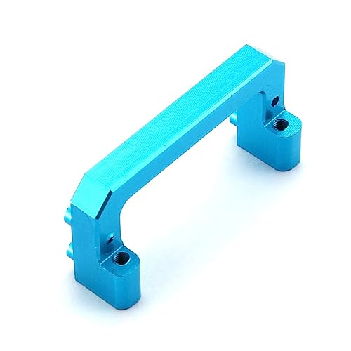 FUNNETOYU Aluminiumlegierung Rc Auto Halterung Ersatzteil Feste Montage Verschleißfestes Material Langlebig Blau Zubehör für Rc Crawler Modellwagen FUNNETOYU Aluminiumlegierung Rc Auto Halterung Ersatzteil Feste Montage Verschleißfestes Material Langlebig Blau Zubehör für Rc Crawler Modellwagen von FUNNETOYU