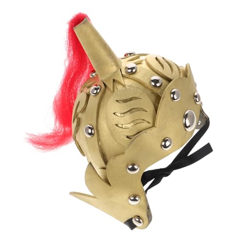 FUNNETOYU Antiker Generalhelm Zaubererkostüm Kostüme Maske Polizeihelm Kriegerhut Halloween Realistische Kopfbedeckung Zaubererrobe S Helm Ritterhelm Kobold Römerhelm Gebäude Kunststoff von FUNNETOYU