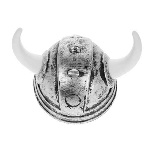 FUNNETOYU Anziehhut Wikingerhelm erwachsene Kopfbedeckung Hörner Kostüm Ochse Cosplay-Versorgung Zubehör Wikingerhut Wikingerspielzeug Hornhut Wikingerhüte Plastik Silver FUNNETOYU Anziehhut Wikingerhelm erwachsene Kopfbedeckung Hörner Kostüm Ochse Cosplay-Versorgung Zubehör Wikingerhut Wikingerspielzeug Hornhut Wikingerhüte Plastik Silver von FUNNETOYU