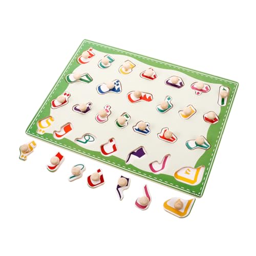 FUNNETOYU Arabisches Holzpuzzle für Lernspielzeug zur Kognitiven Montessori Steckspiel für Vorschulkinder Pädagogisches Alphabet Puzzle zur Hand Koordination FUNNETOYU Arabisches Holzpuzzle für Lernspielzeug zur Kognitiven Montessori Steckspiel für Vorschulkinder Pädagogisches Alphabet Puzzle zur Hand Koordination von FUNNETOYU