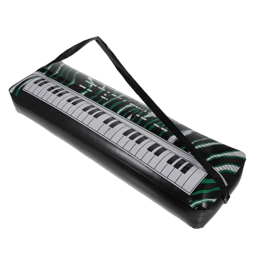FUNNETOYU Aufblasbare Elektronische Klavier Für PVC Tragbares Instrument Interaktive Party Deko Interessante Inflationsstütze Aufblasbares Musikinstrument von FUNNETOYU