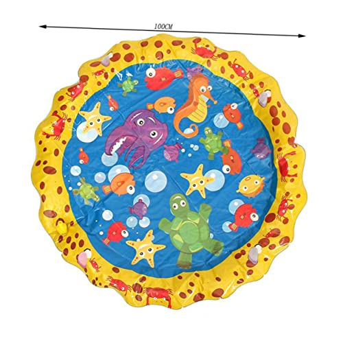 FUNNETOYU Wassersprinkler Pad für Kinder Spielwassermatte Verstellbare Sprühhöhe PVC Lustiges Wasserspielzeug für Garten und Pool FUNNETOYU Wassersprinkler Pad für Kinder Spielwassermatte Verstellbare Sprühhöhe PVC Lustiges Wasserspielzeug für Garten und Pool von FUNNETOYU