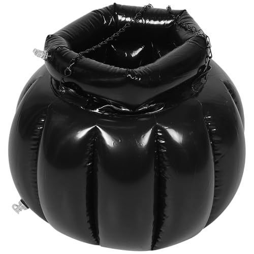 FUNNETOYU Aufblasbarer Hexenkocher Halloween -Party -Requisiten Aufschlag Container klein Eimer Bier getränke Aufblasbare Party-Kühlbox Eiskübel für Schwimmbäder Weinkühler Plastik Schwarz FUNNETOYU Aufblasbarer Hexenkocher Halloween -Party -Requisiten Aufschlag Container klein Eimer Bier getränke Aufblasbare Party-Kühlbox Eiskübel für Schwimmbäder Weinkühler Plastik Schwarz von FUNNETOYU