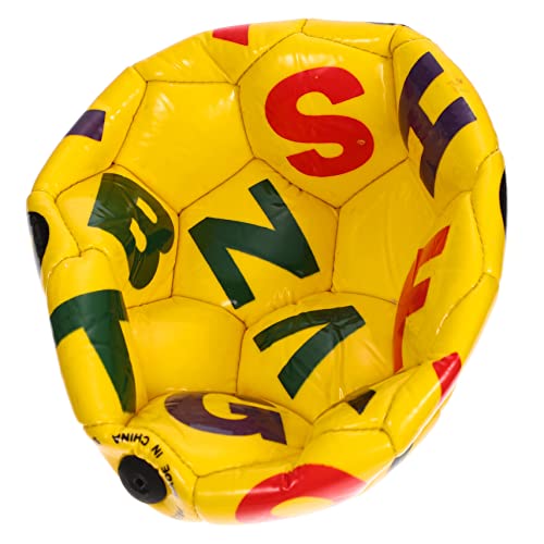 FUNNETOYU Aufblasbarer Kinderfußball Kreativer Spielzeugball mit Buchstaben Druck für Jungen und Mädchen Fördert Bewegung und Englischkenntnisse für Ballspiele und FUNNETOYU Aufblasbarer Kinderfußball Kreativer Spielzeugball mit Buchstaben Druck für Jungen und Mädchen Fördert Bewegung und Englischkenntnisse für Ballspiele und von FUNNETOYU
