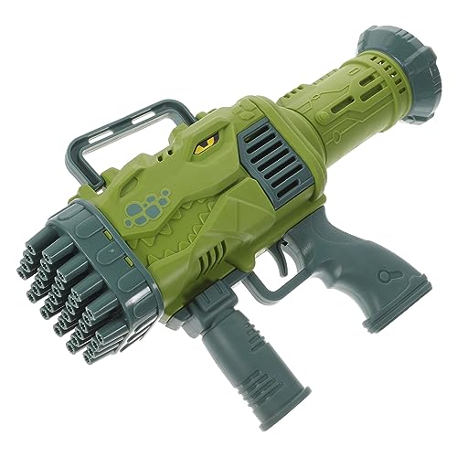 FUNNETOYU Automatische Seifenblasenmaschine für Dinosaurier Blasenmacher mit Löchern Perfektes für Sommerpartys Leicht und Tragbar für Zuhause Park und Strand von FUNNETOYU
