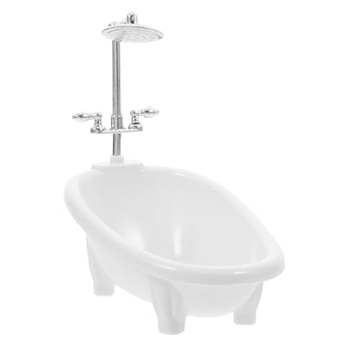 FUNNETOYU Badzubehör für Puppen Mini-Puppenbadewanne Dekoration Miniatur Mini-Badewanne Mini -Wanne Puppenhaus-Badewanne Mini-Hausbadewanne kleine Badewanne Zubehör für Spielhäuser Abs Weiß FUNNETOYU Badzubehör für Puppen Mini-Puppenbadewanne Dekoration Miniatur Mini-Badewanne Mini -Wanne Puppenhaus-Badewanne Mini-Hausbadewanne kleine Badewanne Zubehör für Spielhäuser Abs Weiß von FUNNETOYU