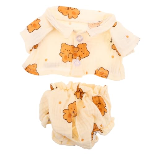 FUNNETOYU Bär Schlafanzug für Kuscheltiere Austauschbare Plüschbären Kleidung Weiche Puppen Outfits für Spielzeugbären Kreatives Rollenspiel und Gemütlicher Begleiter FUNNETOYU Bär Schlafanzug für Kuscheltiere Austauschbare Plüschbären Kleidung Weiche Puppen Outfits für Spielzeugbären Kreatives Rollenspiel und Gemütlicher Begleiter von FUNNETOYU