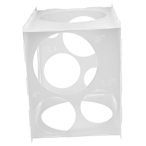 FUNNETOYU Ballon Messbox mit Tragbares Einfach Montierbares Messgerät für Party Dekoration Verschleißfest Abnehmbar Geeignet für Hochzeit Geburtstag Weihnachtsfeier von FUNNETOYU
