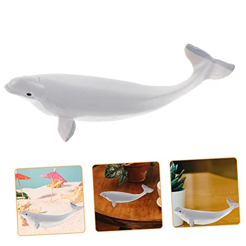 FUNNETOYU Beluga Wal Figur Realistisches Tiermodell für Kinderzimmer Dekoration Simuliertes Walspielzeug Kreativität für Pädagogisches FUNNETOYU Beluga Wal Figur Realistisches Tiermodell für Kinderzimmer Dekoration Simuliertes Walspielzeug Kreativität für Pädagogisches von FUNNETOYU