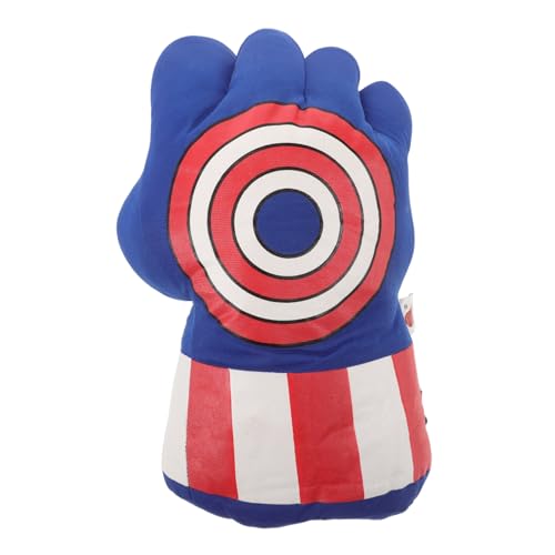 FUNNETOYU Boxhandschuhe Superheld Faust Plüschspielzeug Handpfoten Halloween-Handschuhe Blue Pp Baumwolle FUNNETOYU Boxhandschuhe Superheld Faust Plüschspielzeug Handpfoten Halloween-Handschuhe Blue Pp Baumwolle von FUNNETOYU