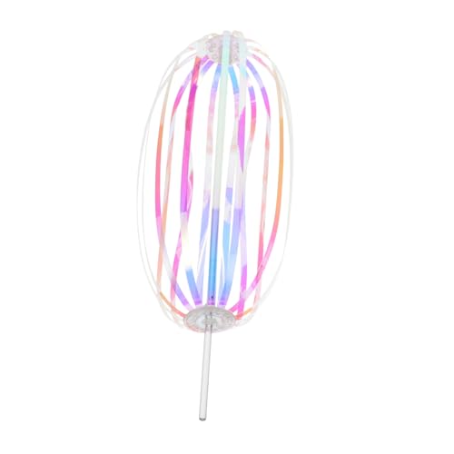 FUNNETOYU Bunte Twirler Stäbe mit Magischen Farbkreisen Kinderfreundlich Leicht zu Greifen für Hochzeiten und Partys Bubble ähnliche Zaubereffekte Farbenfrohes von FUNNETOYU