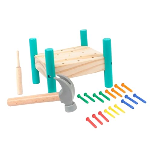FUNNETOYU Buntes Holz Hammerspiel Werkzeugbank Ab Jahre mit Robustem Nagelbrett Fördert Kreativität und Hand Auge Koordination für Kleinkinder FUNNETOYU Buntes Holz Hammerspiel Werkzeugbank Ab Jahre mit Robustem Nagelbrett Fördert Kreativität und Hand Auge Koordination für Kleinkinder von FUNNETOYU