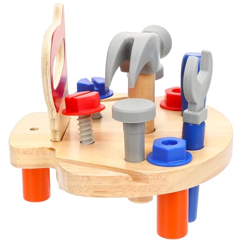 FUNNETOYU Buntes mit Werkzeugen für Kleinkinder Pädagogisches Rollenspiel Lernspielzeug zur Kognitiver und Praktischer Fähigkeiten Langlebig und Hautfreundlich von FUNNETOYU