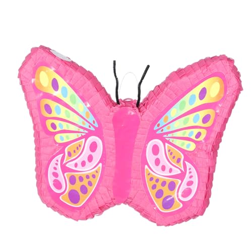 FUNNETOYU Butterfly Pinata zum Befüllen Kindergeburtstag Partydeko Familienfest Lustiges Partyspiel Geschenkidee für Mädchen Jungen von FUNNETOYU