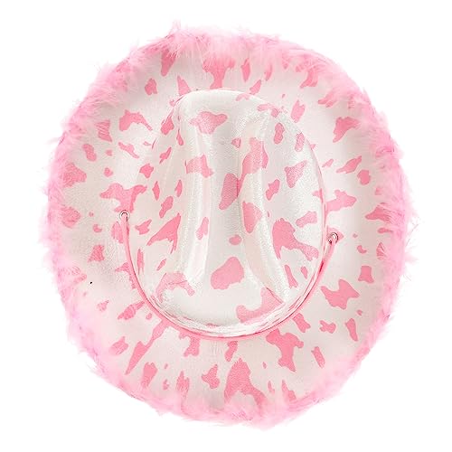 FUNNETOYU Cowboyhut für Erwachsene Pinker Westernhut mit Sternen Design Kopfbedeckung für Karneval Mottopartys Musikfestivals und Abnehmbarem Kinnriemen FUNNETOYU Cowboyhut für Erwachsene Pinker Westernhut mit Sternen Design Kopfbedeckung für Karneval Mottopartys Musikfestivals und Abnehmbarem Kinnriemen von FUNNETOYU