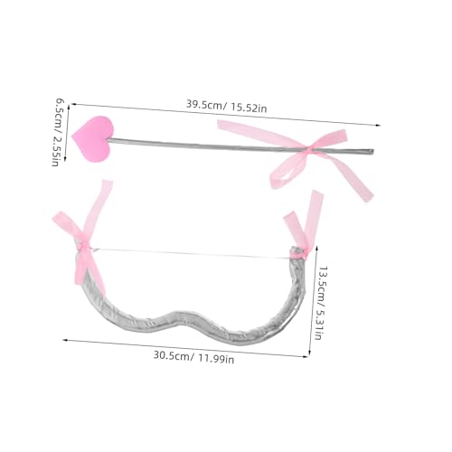 FUNNETOYU Cupid Kostüm Requisite Silberner Detailreich Für Valentinstag Cosplay Halloween Party Accessoire Für Verkleidung Foto Booth FUNNETOYU Cupid Kostüm Requisite Silberner Detailreich Für Valentinstag Cosplay Halloween Party Accessoire Für Verkleidung Foto Booth von FUNNETOYU