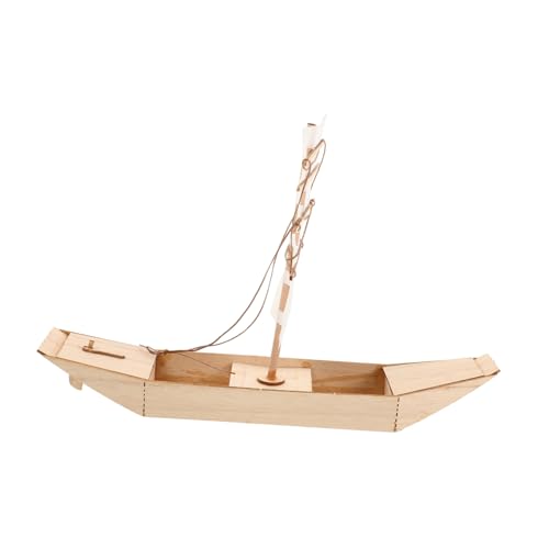 FUNNETOYU DIY Holz Segelboot Modellbausatz Unvollendetes Holzboot für Kreative Handwerkliches Puzzle zur Familienaktivität Lehrreiches Bastelset für Mädchen und Jungen Dekoratives FUNNETOYU DIY Holz Segelboot Modellbausatz Unvollendetes Holzboot für Kreative Handwerkliches Puzzle zur Familienaktivität Lehrreiches Bastelset für Mädchen und Jungen Dekoratives von FUNNETOYU