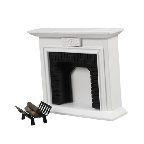 FUNNETOYU DIY Mini Feuerstelle Möbel für Langlebiges Detailreiches Puppenhaus Zubehör Sicher und Handfreundlich von FUNNETOYU