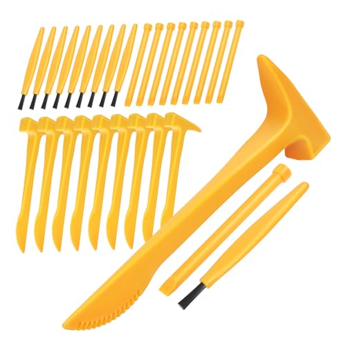 FUNNETOYU DREI-teilige Ausgrabungswerkzeuge Kind Dinosaurier-Ausgrabungsset Aushubwerkzeugsatz Paläontologie lehrreich für Grabging Tools Kits Archäologiewerkzeuge Aushubwerkzeuge PVC FUNNETOYU DREI-teilige Ausgrabungswerkzeuge Kind Dinosaurier-Ausgrabungsset Aushubwerkzeugsatz Paläontologie lehrreich für Grabging Tools Kits Archäologiewerkzeuge Aushubwerkzeuge PVC von FUNNETOYU
