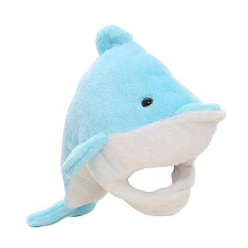 FUNNETOYU Delphin-Hut kinderkostüme fashing costume kopfbedeckung fasching hats fasching kopfbedeckung tiermütze -Zeug Party Delfinhut Plüsch-Cosplay-Hut Plüschmütze Sky-blue FUNNETOYU Delphin-Hut kinderkostüme fashing costume kopfbedeckung fasching hats fasching kopfbedeckung tiermütze -Zeug Party Delfinhut Plüsch-Cosplay-Hut Plüschmütze Sky-blue von FUNNETOYU
