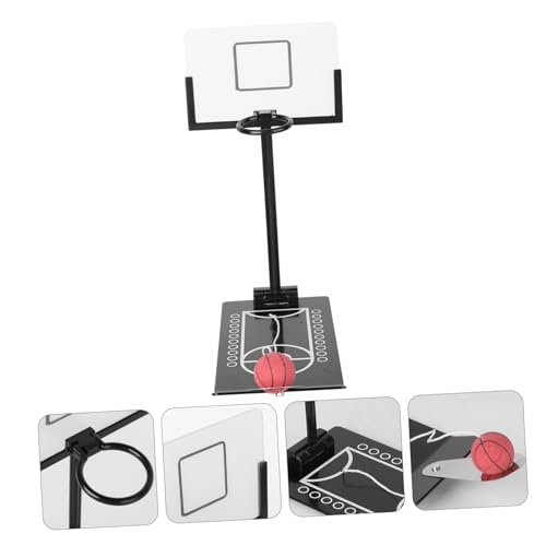 FUNNETOYU Desktop Basketballspielzeug Basketballkorb Indoor Mini Basketballmaschine für Erwachsene und Langlebiges Material Platzsparend Einfach Verstauen von FUNNETOYU