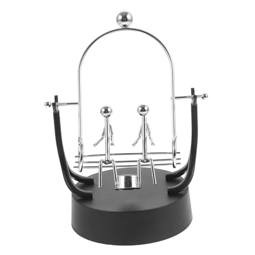 FUNNETOYU Dekoratives Swing-Liebhaber Perpetuum Mobile Tischspielzeug Lustiges Desktop Ornament Aus Rostfreiem Für Romantische Atmosphären Und Kreative Tischdekoration von FUNNETOYU