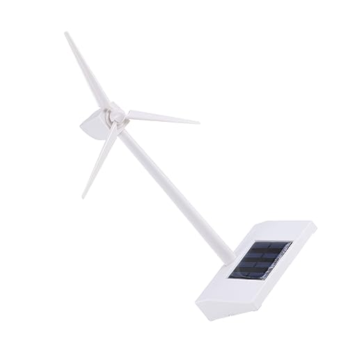 FUNNETOYU Desktop Wind Turbine Modell Solarbetriebene aus Abs Weiß für Bildung und Dekoration Einfach zu Montieren ohne Batterien oder Kleber Fördert FUNNETOYU Desktop Wind Turbine Modell Solarbetriebene aus Abs Weiß für Bildung und Dekoration Einfach zu Montieren ohne Batterien oder Kleber Fördert von FUNNETOYU