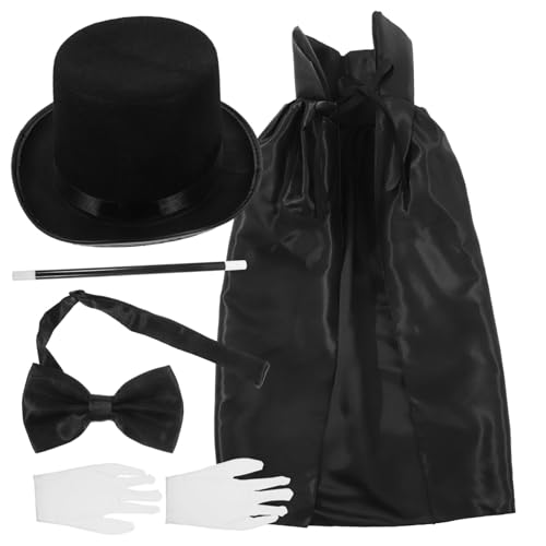 FUNNETOYU Detektiv Kostüm mit Hut und Fliege Leichte und Kunststoff Accessoires Realistische Details für Rollenspiele Cosplay Partys und Elegante Verkleidungen von FUNNETOYU