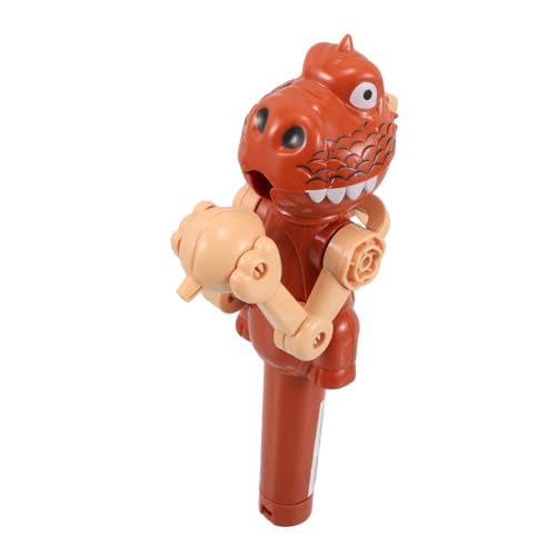 FUNNETOYU Dinosaurier Lollipop Halter für Kinder Kreatives Roboter Süßigkeiten Spielzeug Halloween Süßigkeitenhalter Interaktives Lutscher Aufbewahrungsspielzeug Sicher für Geburtstagsfeiern von FUNNETOYU