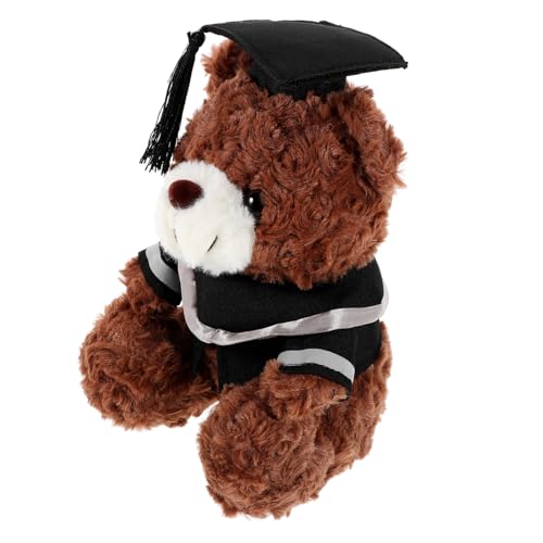 FUNNETOYU Doktorhut Bär Puppe Gefüllter Abschlussbär Doktorbär Gefüllte Puppe Abschluss Kuscheltiere Bär Bequeme Bärenpuppe Abschluss Cartoon Bär Dunkelbrauner Plüsch FUNNETOYU Doktorhut Bär Puppe Gefüllter Abschlussbär Doktorbär Gefüllte Puppe Abschluss Kuscheltiere Bär Bequeme Bärenpuppe Abschluss Cartoon Bär Dunkelbrauner Plüsch von FUNNETOYU