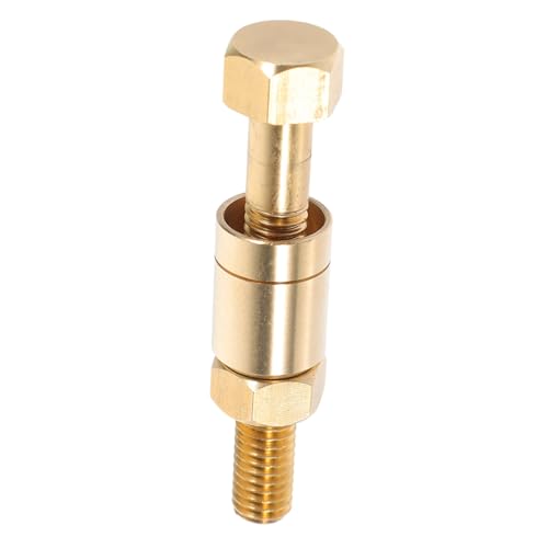 FUNNETOYU Drehschrauben Unterlage mechanisch zappeln Schieberegler Finger Rad drehen Propeller Zaubertrick Schraube Magische Schraube Puzzlematte Trickschraube Prop Schraubentrick Golden von FUNNETOYU