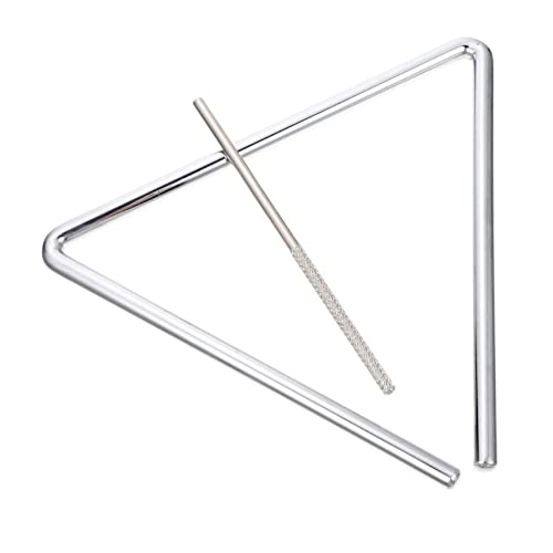 FUNNETOYU Dreieck Musik Percussion Instrument für Handpercussion Triangel mit Schlägel Musikspielzeug Kreativität und Musikalität FUNNETOYU Dreieck Musik Percussion Instrument für Handpercussion Triangel mit Schlägel Musikspielzeug Kreativität und Musikalität von FUNNETOYU