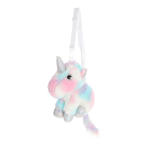FUNNETOYU Einhorn Plüsch Rucksack Mädchen Kuscheliger Puppen Rucksack Freizeit Tagesrucksack mit Einhorn Puppe Design für Schule Reisen Outdoor FUNNETOYU Einhorn Plüsch Rucksack Mädchen Kuscheliger Puppen Rucksack Freizeit Tagesrucksack mit Einhorn Puppe Design für Schule Reisen Outdoor von FUNNETOYU
